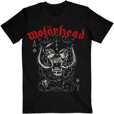 Motorhead Unisex Adult Playing Card T-Shirt