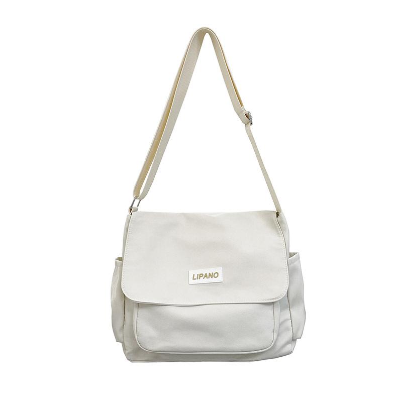 

Nylon Messenger Bag Men Shoulder Bag Trendy Men s Messenger Bag, Student School Bag, Solid Color Crossbody Bags for Men Handbag