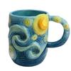 Coffee Mug 13-Ounce Dishwasher Drinkware Famous Painting Mugs for Milk Cocoa Wine Juice Beer Kitchen Cafe Restaurant Home