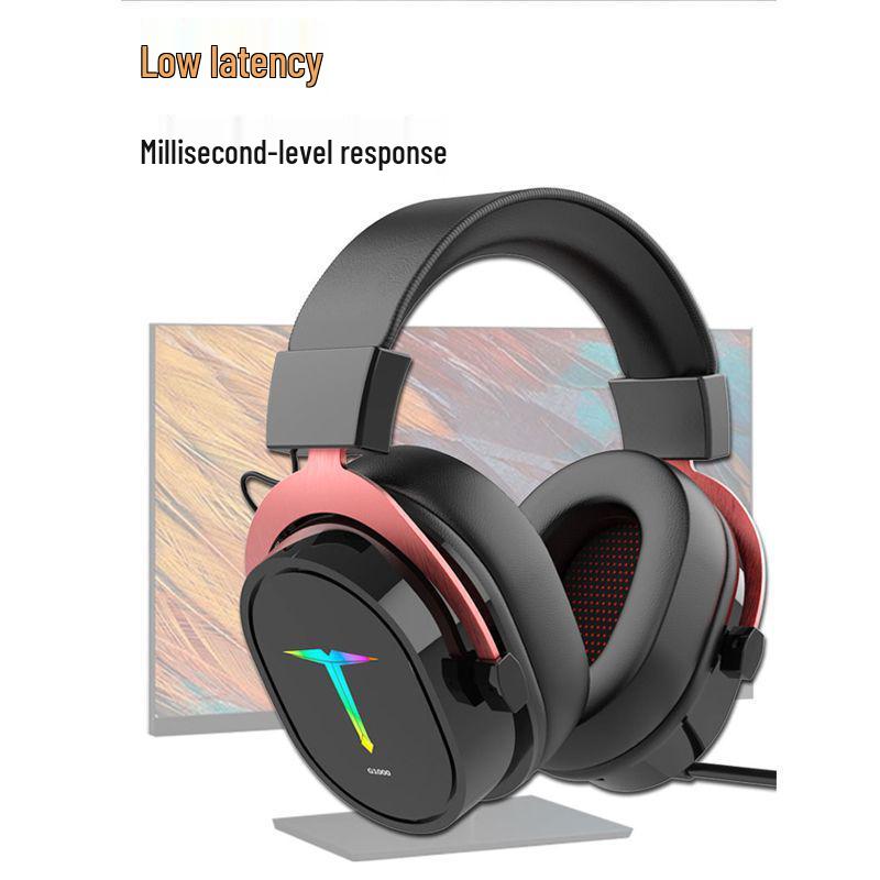 Dual-Mode Wireless Gaming Headset with Mic: 2.4G & Bluetooth for PC and Mobile.