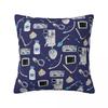 Tools Of The Trade SPACE BLUE Anesthesia Anaesthesia Square Pillowcase Pillow Cover Cushion Comfort Throw Pillow for Home Car