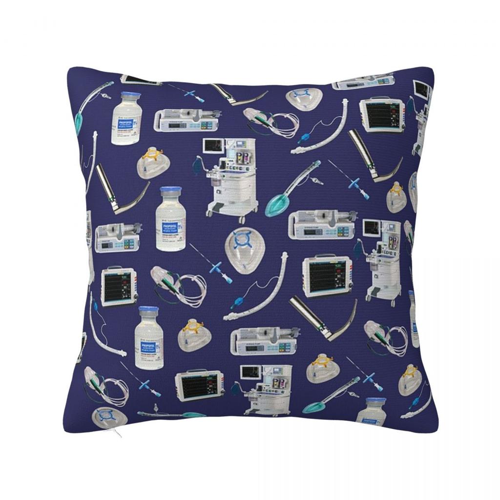 Tools Of The Trade SPACE BLUE Anesthesia Anaesthesia Square Pillowcase Pillow Cover Cushion Comfort Throw Pillow for Home Car