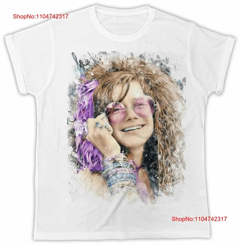 JANIS JOPLIN T Shirt Retro Cool Music Movie 80s UK vintage Washed Stylish streetwear fashion homme graphic Slightly Unisex