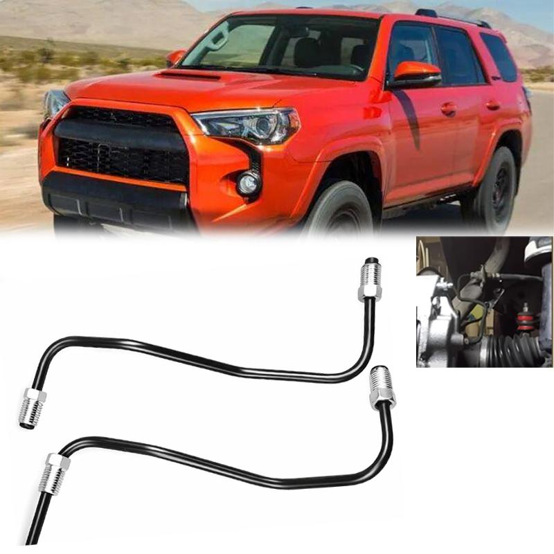 2pcs Left And Right Front Brake Line Hose 47314-35330 For 1996-2002 Toyota 4Runner 47316-35250 Brake Tube Caliper Replace Parts 1set