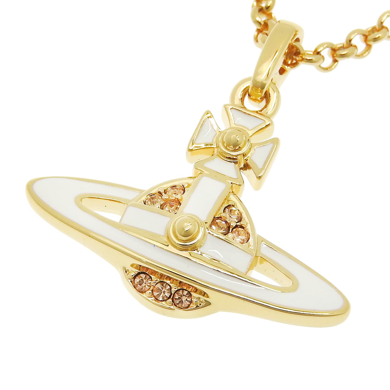 

Accessories Necklace Outlet Brand NEIL MINI BAS RELIEF 6302039P02 VIVIENNEWESTWOOD [Vivienne Westwood] Women s (GOLD/WHITE) [Used]