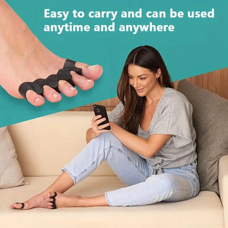 Toe Separators Toe Spacers for Women Men Adjustable Toe Therapeutic Stretchers Foot Corector