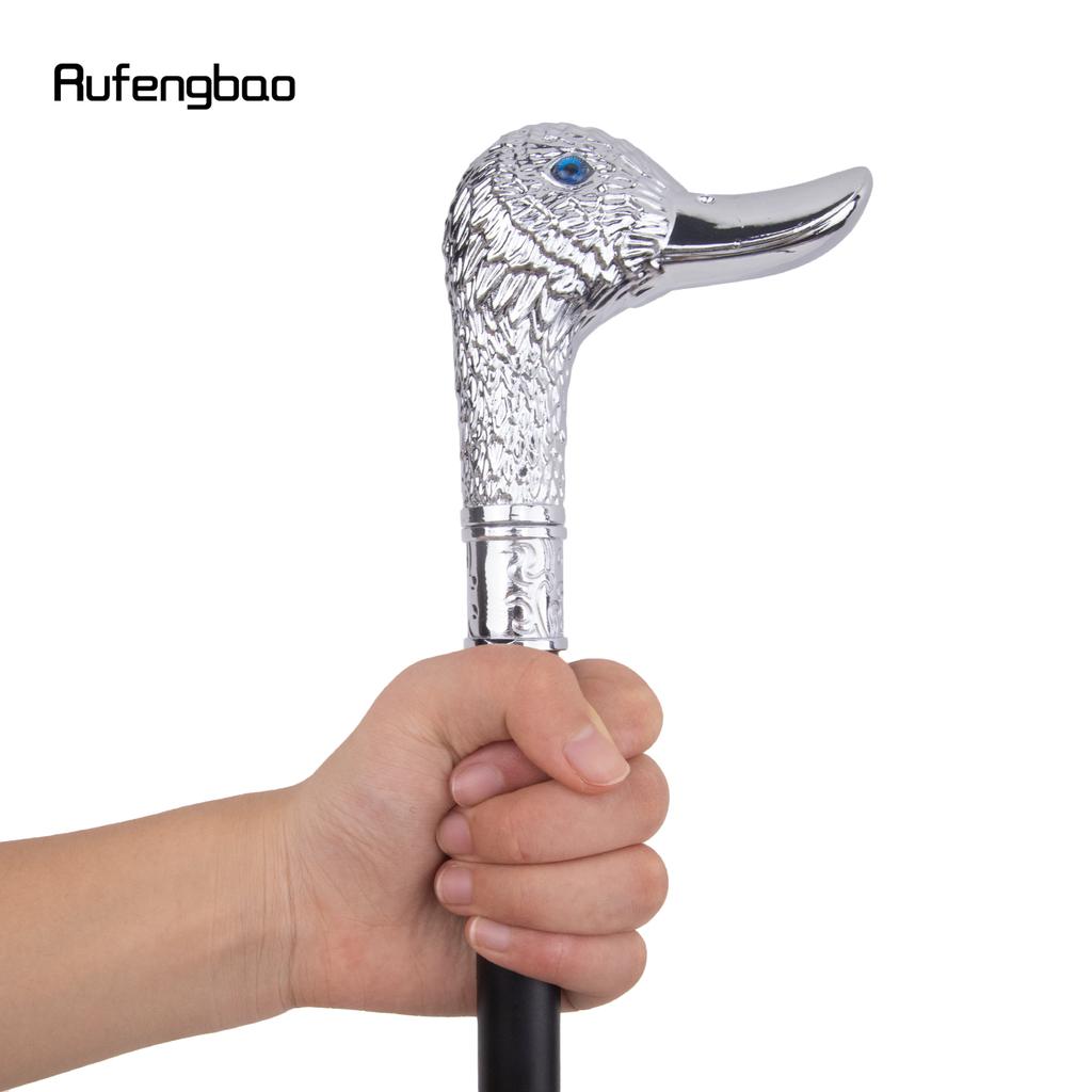 White Duck Head Fashion Walking Stick Decorative Stick Cospaly Vintage Party Fashionable Walking Cane Crosier 95cm