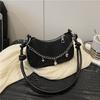 This Year's Popular Shoulder Bag Women's Bag 2025 New Trendy Literary and Foreign Style Chain Messenger Bag Fashionable Chain Dumpling Bag