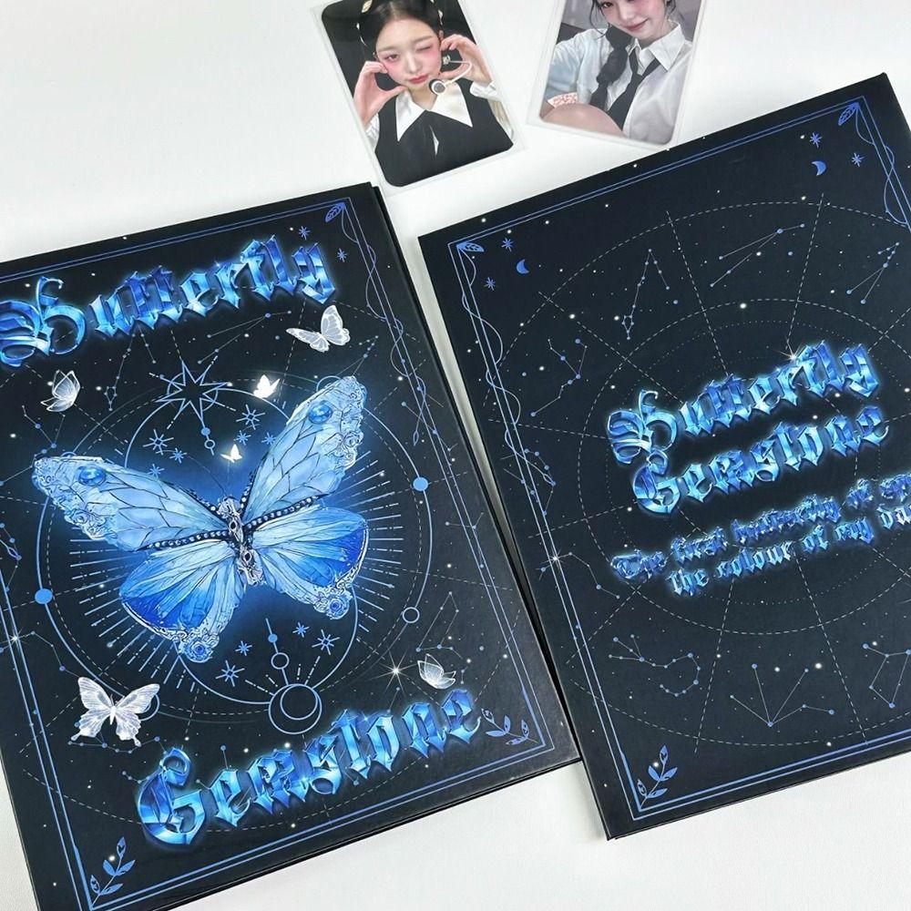 Album Photo à Anneaux A5 Porte-Cartes Photo Dessin Animé Petit Format 3 Pouces Rangement de Cartes Cadeau