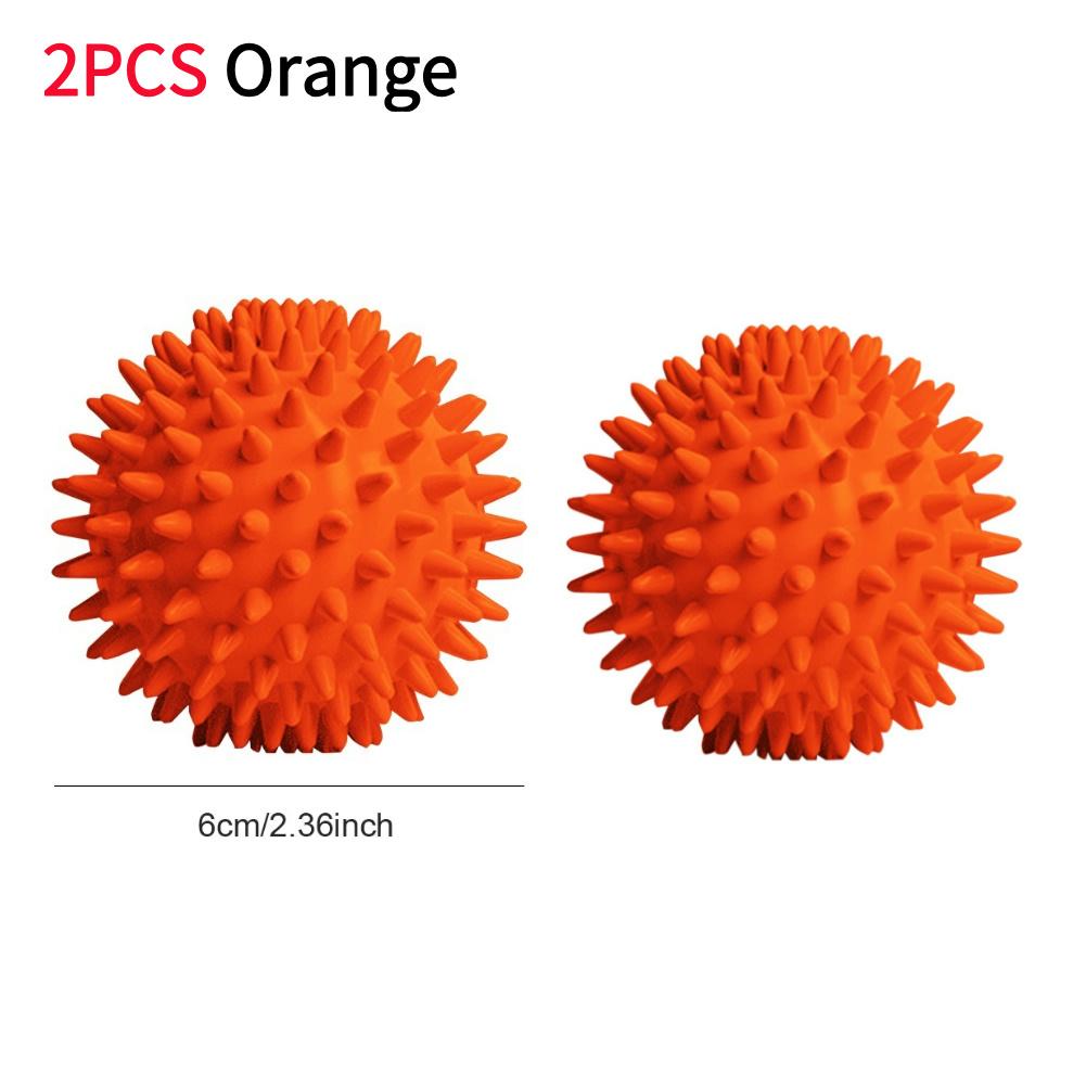 Spiky Massage Ball Spiked Massager Roller High Density Trigger Point Massager Ball 6cm Deep Tissue Roller for Hand Foot Stress