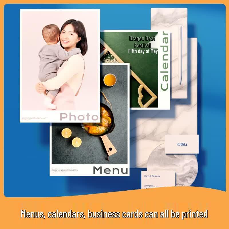 Deli 11826 Glossy Color Photo Paper