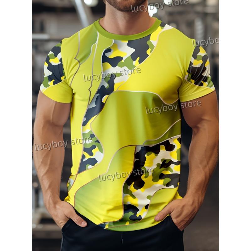 

Tiger Animal 3D Print Sport Breathable Men Tshirt Outdoor Street Casual Fashion XXXL