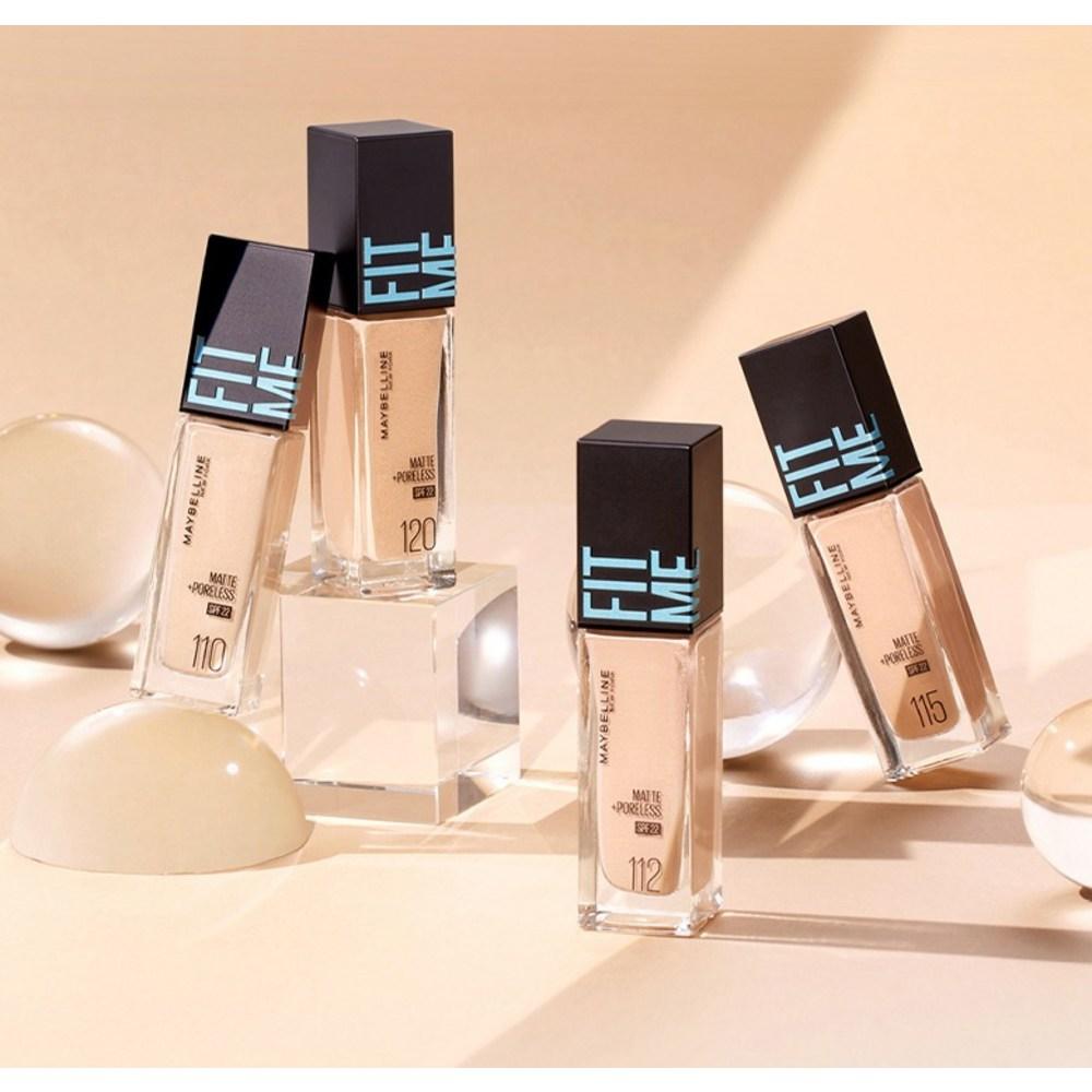 Maybelline Fit Me Matte Poreless Esperp 22 30ml, No. 112 Natural Ivory, 2 Pcs.