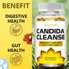 Odstraňovač Candida albicans, podporuje zdraví střevní mikroflóry, zlepšuje gastrointestinální funkci, 120 kapslí.