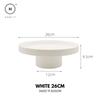 Homlly Uii Round Decorative ABS Storage Tray