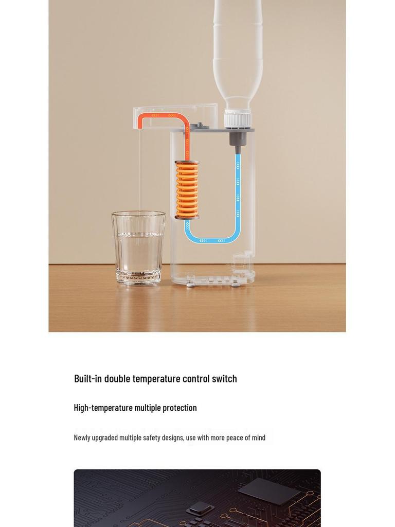 Portable Mini Instant Hot Water Dispenser for Travel, Desktop, and Home Use