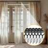 24 Pcs Metal Curtain Rings with 24 Pcs Pin Hooks,1.26in(32mm) Diameter Shower Curtain Rings for Home Window Shower