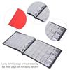 Professional Coin Collection Book Fixed 10 Page Plug In Type Album for 240pcs Coins(Red )
