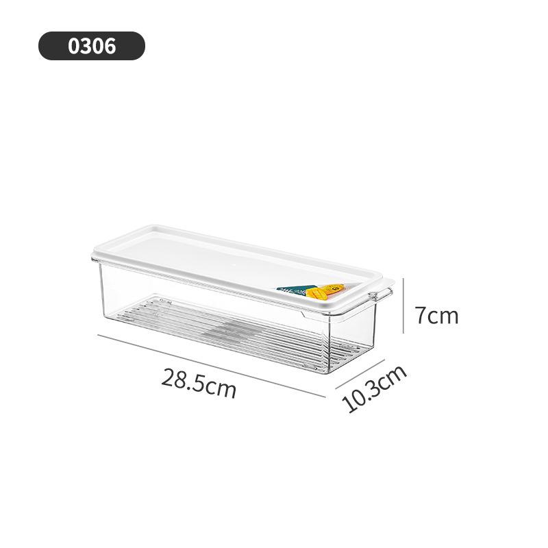 Transparent Refrigerator Drawer Storage Box for Food and Eggs