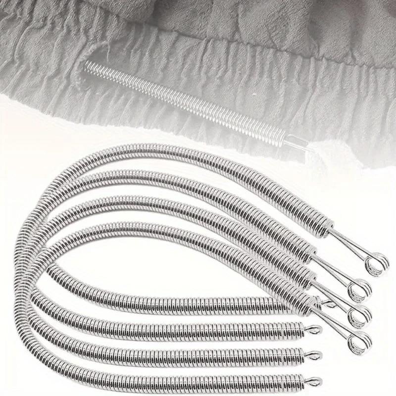 Bendable Spring Drawstring Threader Clip Pants Hoodies Elastic Band Lace Cord Flexible Drawstring Thread DIY Sewing Accessories