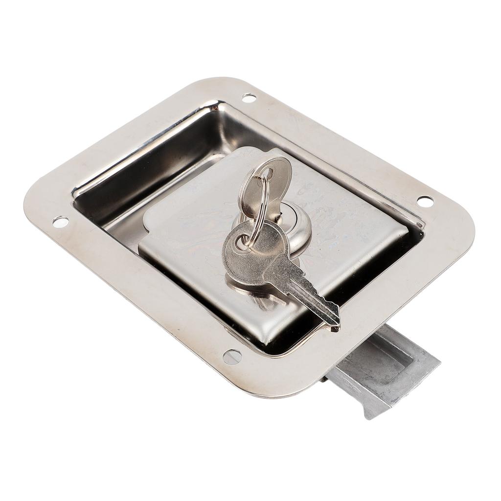 Toolbox Handle Lock Stainless Steel Rustproof High Strength RV Handle Latch for Home Office Commerci