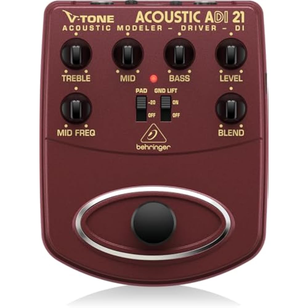 Bellinger ADI21 Guitar Effector Acoustic Preamp Direct Box DI V-TONE ACOUSTIC