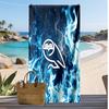 Prosop de Plajă cu Imprimeu Fotbalistic Sheffield Wednesday, Prosop Mare Moale cu Uscare Rapidă pentru Plajă Camping Piscine