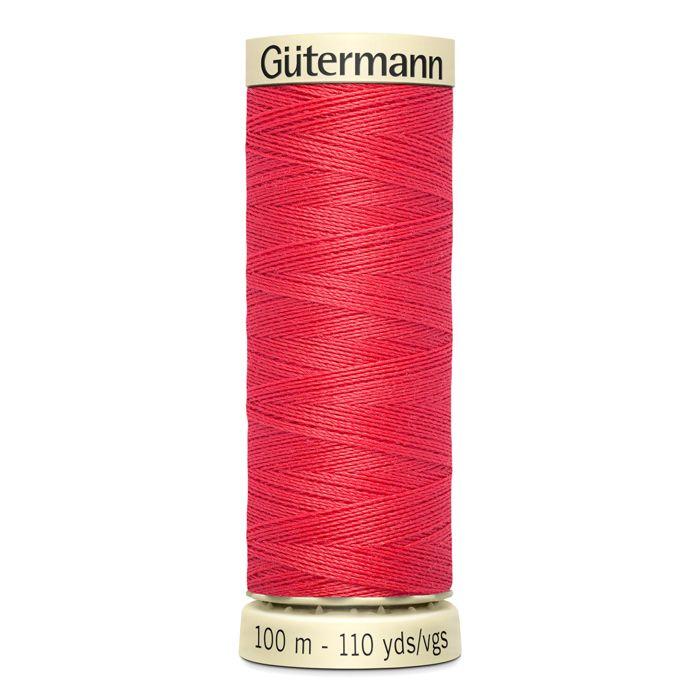 Sewing Thread 100% Polyester Gutermann 1 Spool - Att 16 - Coral Red