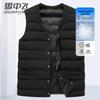 XueZhongFei Men's V-Neck Down Vest