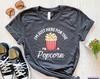 Popcorn Shirt, Funny Popcorn Tshirt, Popcorn Gifts, Mens Popcorn Tee, Popcorn T-shirt, Movie Night, Film Lover, Theater, Cinema Team Shirts