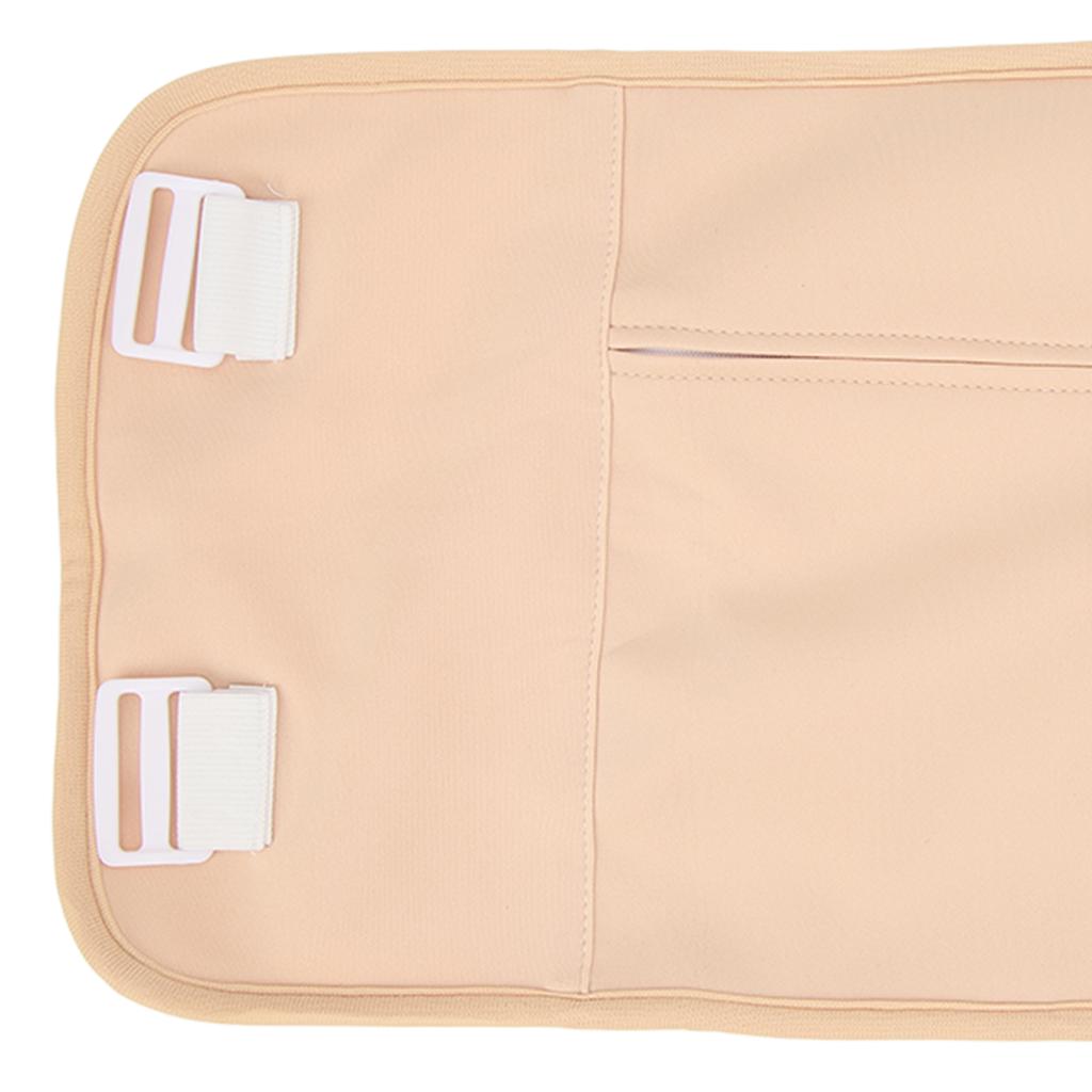 Castor Oil Packs Skin Friendly Adjust Size Reusable Washable Castor Oil Wrap for Neck Waist Skin Color