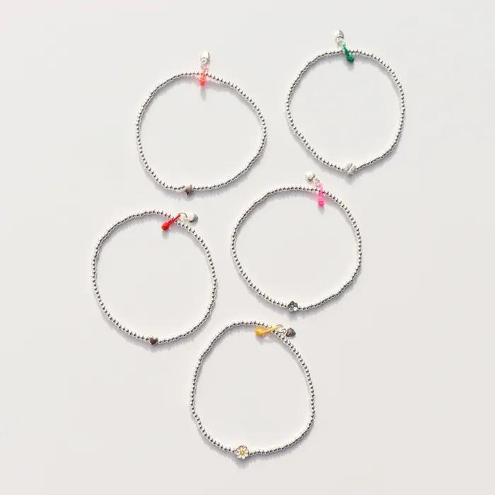 Mini Motif Silverball Bracelet 2mm
