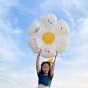 White Daisy & Sunflower Balloons - Birthday Decorations & Photo Props with Smiley Faces