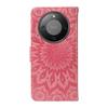 For Honor Magic8 Lite 5G/X9d 5G/X70 5G Leather Wallet Case Sunflower Imprinted Phone Cover