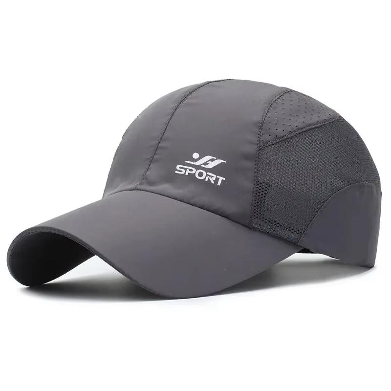 Spring Summer New Sports Hats Men's Sun Hats Outdoor Quick Drying Fabric Baseball Net Caps Sunscreen Breathable Caps