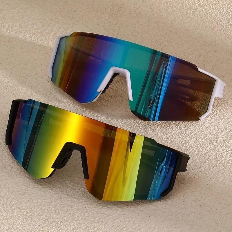 8PCS Cycling Eye Protection Glasses Colorful Outdoor Sunglasses Windproof Skiing Sports Sun Protection Sunglasses