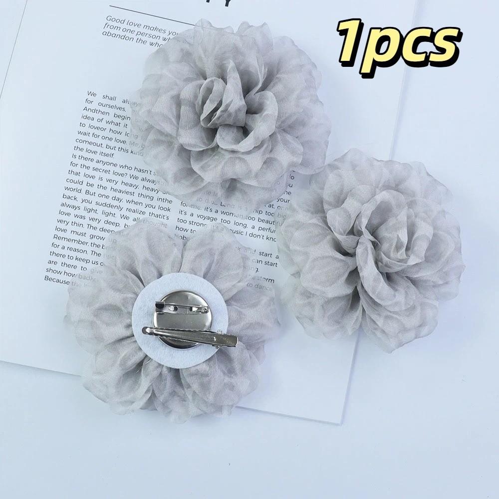 Handmade Flower Brooch Pin Fabric Suit Sweater Badge New Women Corsage  Clothing Accessories