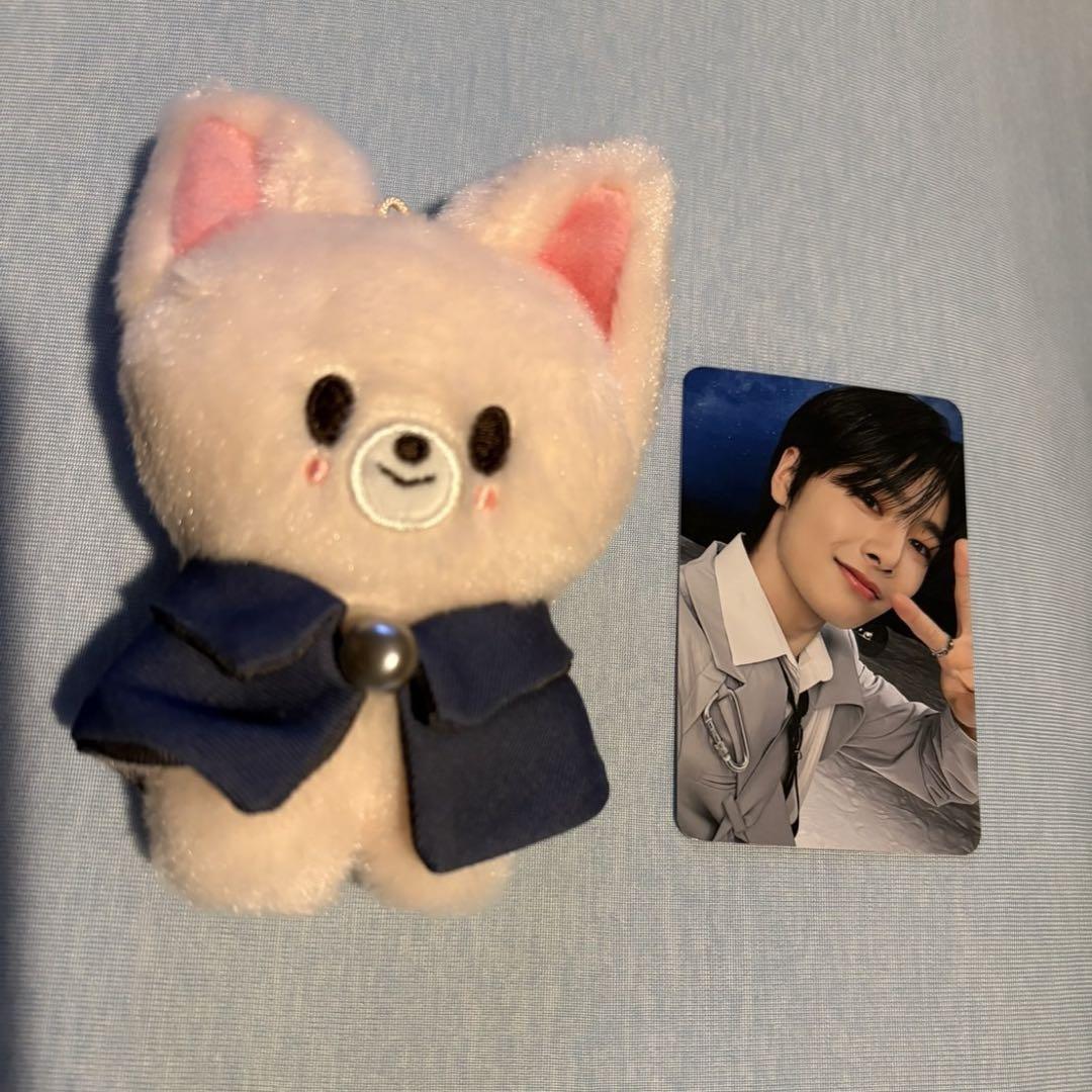 

[USED] SKZOO 10cm Plush Toy Foxxy Ien Magic School with Trading Card