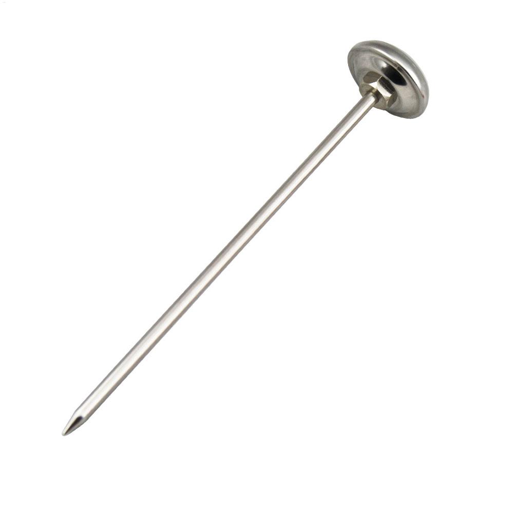 0-100 Degrees Stainless Steel Soil Thermometer Stem Read Dial Display Celsius Range For Ground Compost Garden Supplies