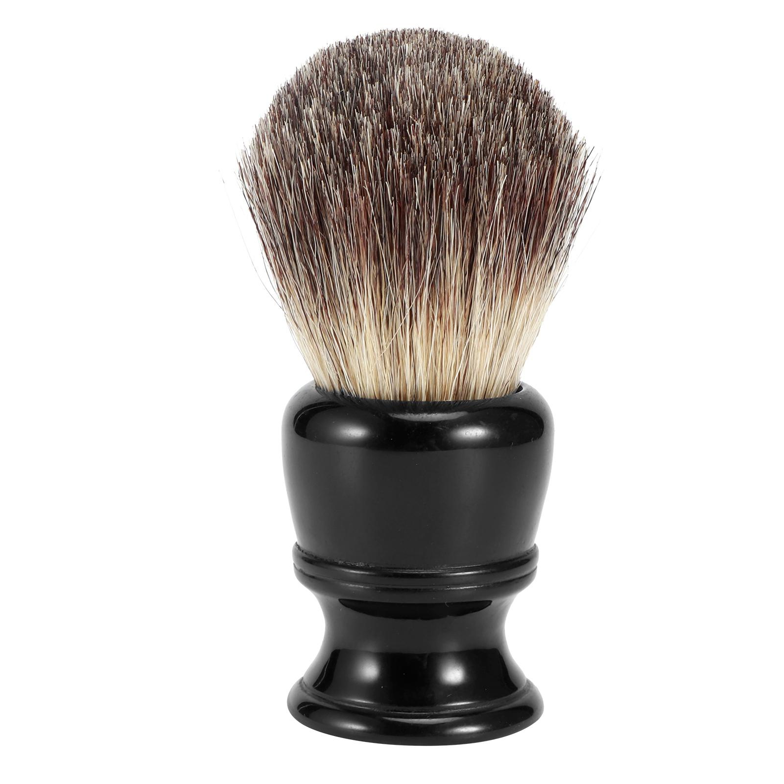 

Shaving Brush Portable Hair Shaving Brush Resin Base Shave Brush for Shaving Foam