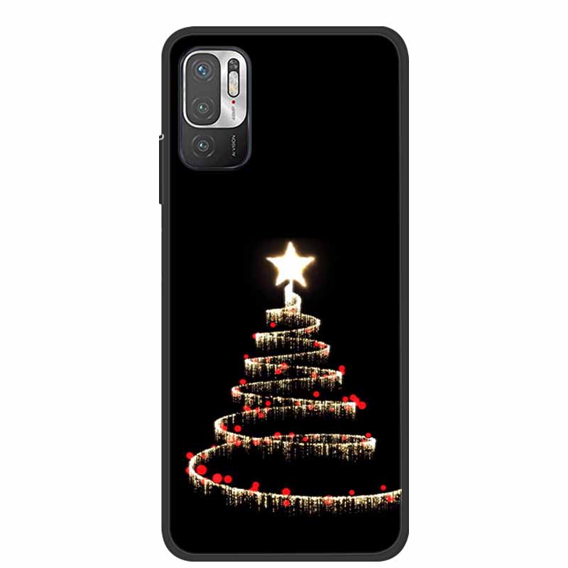 Christmas Cartoon Case For Xiaomi Redmi Note10 Case Silicone Soft TPU Cover for Xiaomi Redmi Note 10T 10 Pro 4G 5G 10S 9T 9 Case