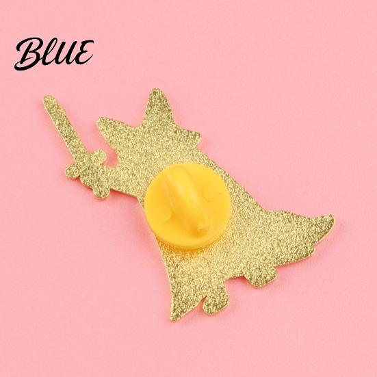 Versatile Accessory Pin Unisex Brooch Cartoon Fox Knight Design Zinc