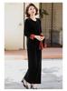 Women's Spring 2026 Three-Piece Suit: Elegant Vest, Long-Sleeved Shirt, Wide-Leg Pants for Middle-Aged and Elderly Mothers.