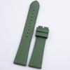 Imported Fluororubber Watchband Soft FKM Rubber Watch Band 20/22mm Wristband Folding Pin Buckle Fit For Patek Philippe Watchband