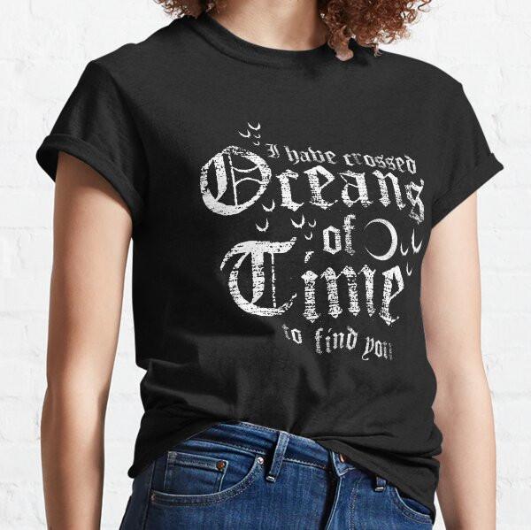Oceans of Time Vampire Vintage Distressed Gothic Horror Classic T Shirt T-sh L