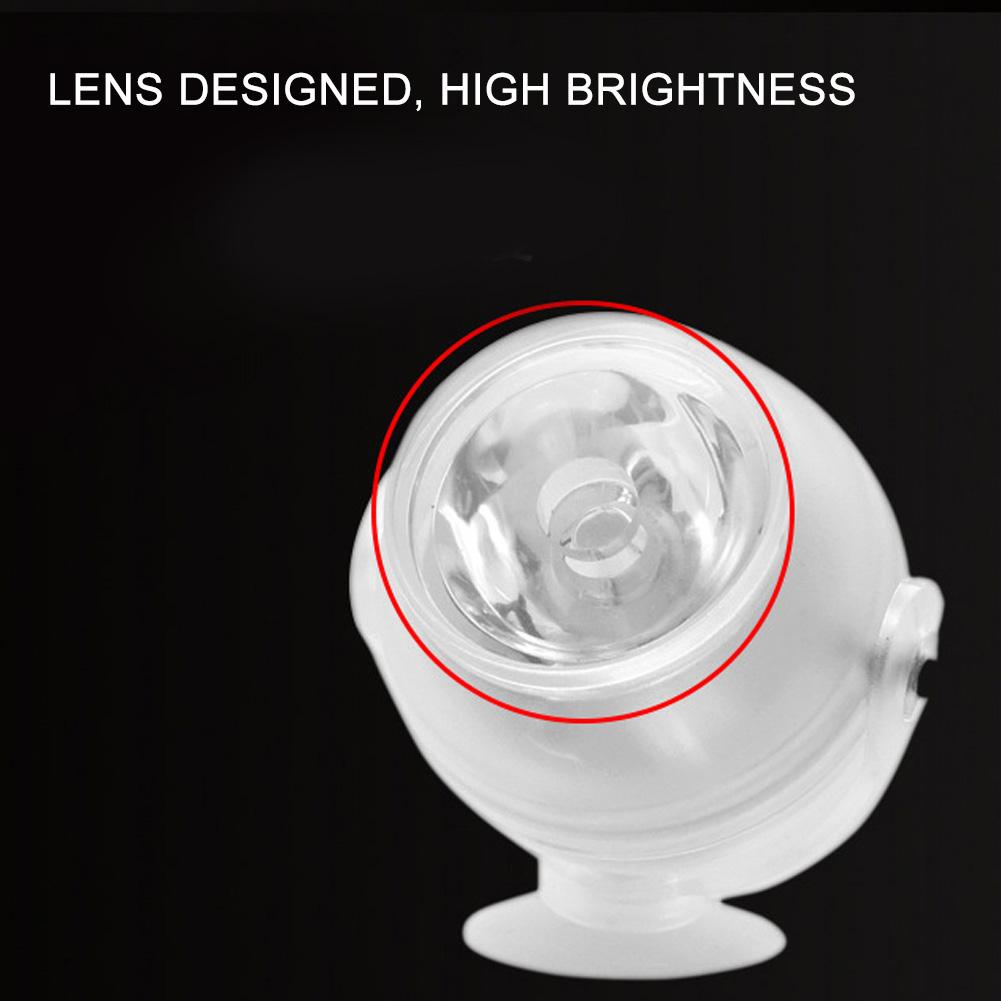 Plast Vattentät Nedsänkbar LED Akvarium Färgglad Gradient Natt Spot Ljus Akvarium