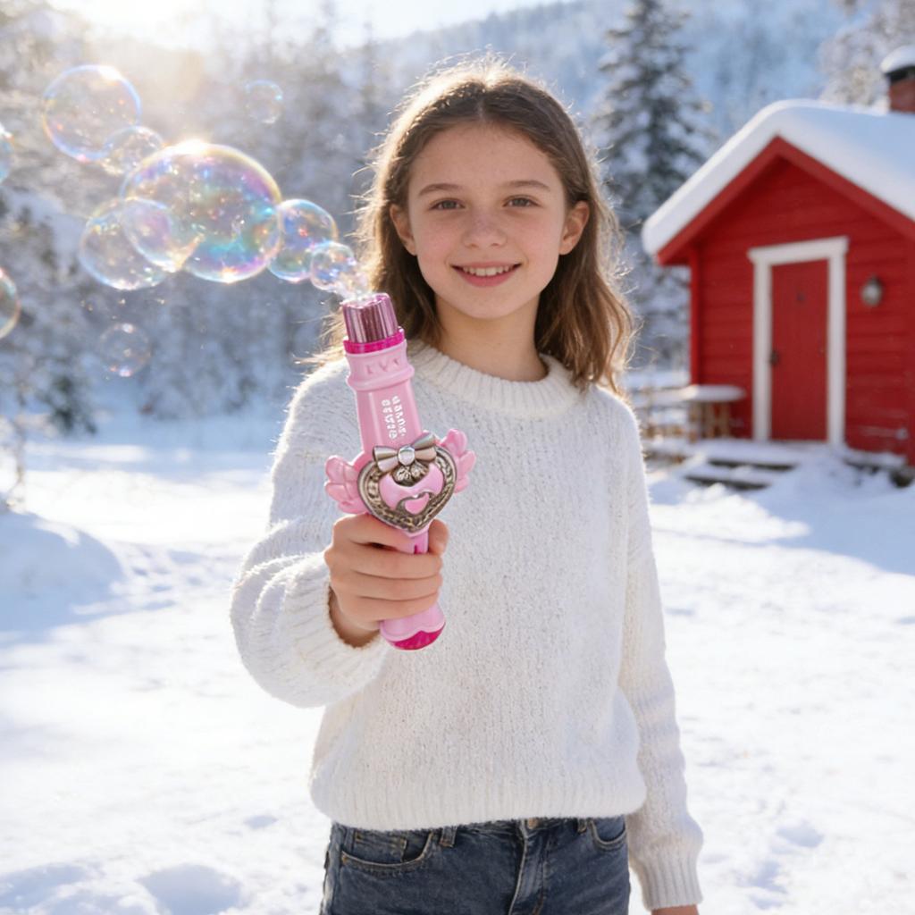 Elastic Bubble Wand, A Magical  Bubble Machine With A Special Effect, Includes Bubble Solution (50ml), Portable Interactive Party Bubble Machine.