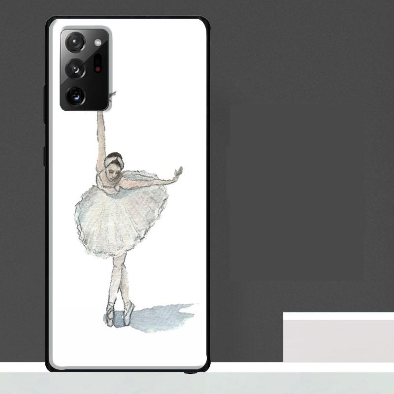 

Swan Dance Ballet Case For Samsung Galaxy S25 Ultra S23 S22 S21 S24 Ultra S9 S10 S20 Plus S25 FE Phone Cover Galaxy S25Ultra