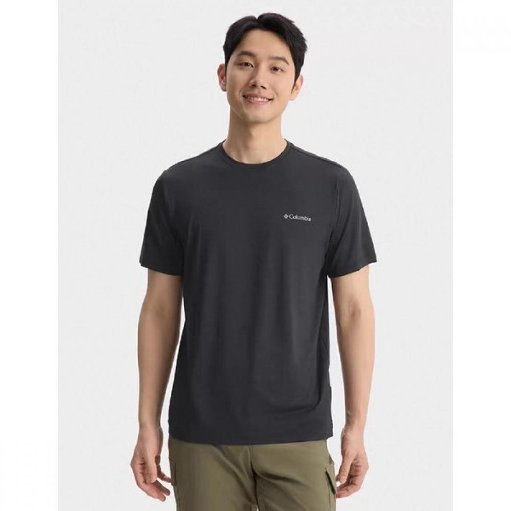 Columbia Men S STreTchy Full meSh Trekking Round ShorT Sleeve T ShirT Aj1671