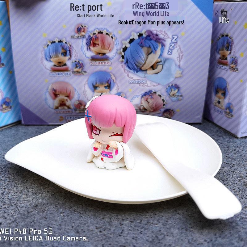 Re:Zero Isekai Sleepwear Rem & Ram Boxed Egg Figure (6 Types) - Arcade Prize Model